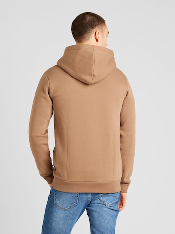 Only & Sons Regular fit Zip-Up Hoodie 'CERES' in Brown