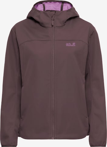 JACK WOLFSKIN Outdoorjacke in Braun: Vorderseite
