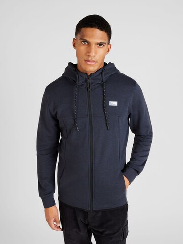 Veste de survêtement JACK & JONES en bleu : devant