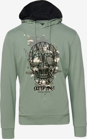 KOROSHI Sweatshirt in Groen: voorkant