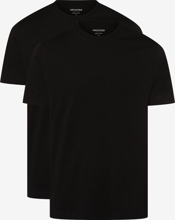 T-Shirt HECHTER PARIS en noir : devant