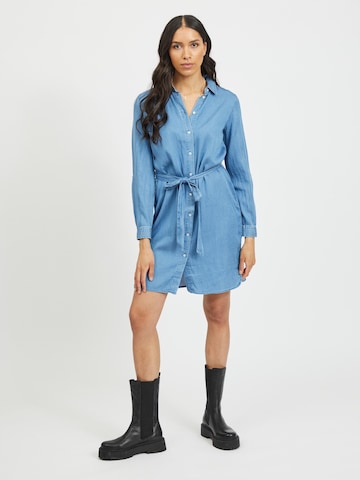 VILA Shirt Dress 'Bista' in Blue