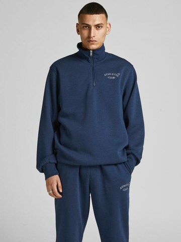 JACK & JONES Tréning póló - kék