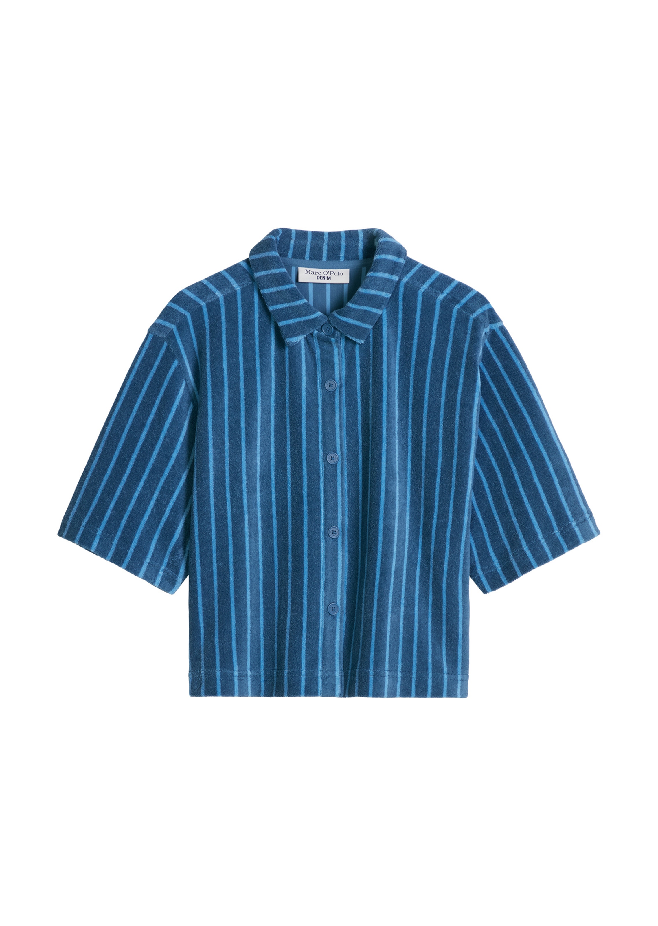 Marc O'Polo DENIM Knit cardigan in Blue: front