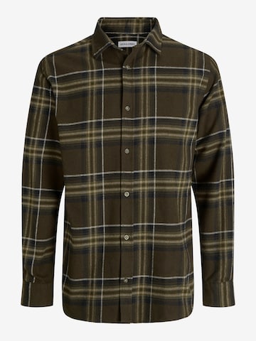 ruda JACK & JONES Patogus modelis Marškiniai 'JJJOSHUA': priekis