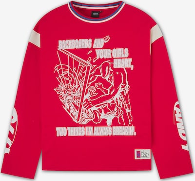 AND1 Sweater majica u plava / crvena / bijela, Pregled proizvoda