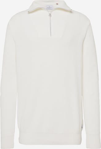 Kronstadt Sweater 'Dawson' in White: front