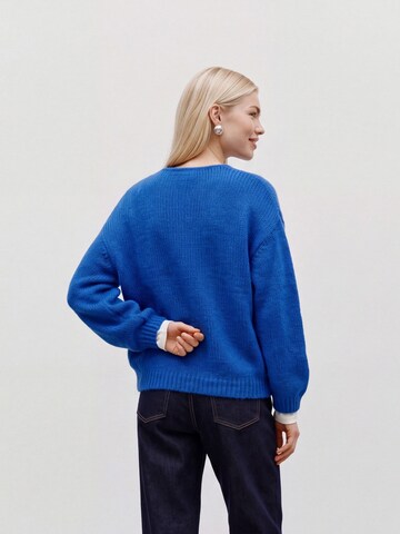VERO MODA Sweater 'VMMAYBE' in Blue