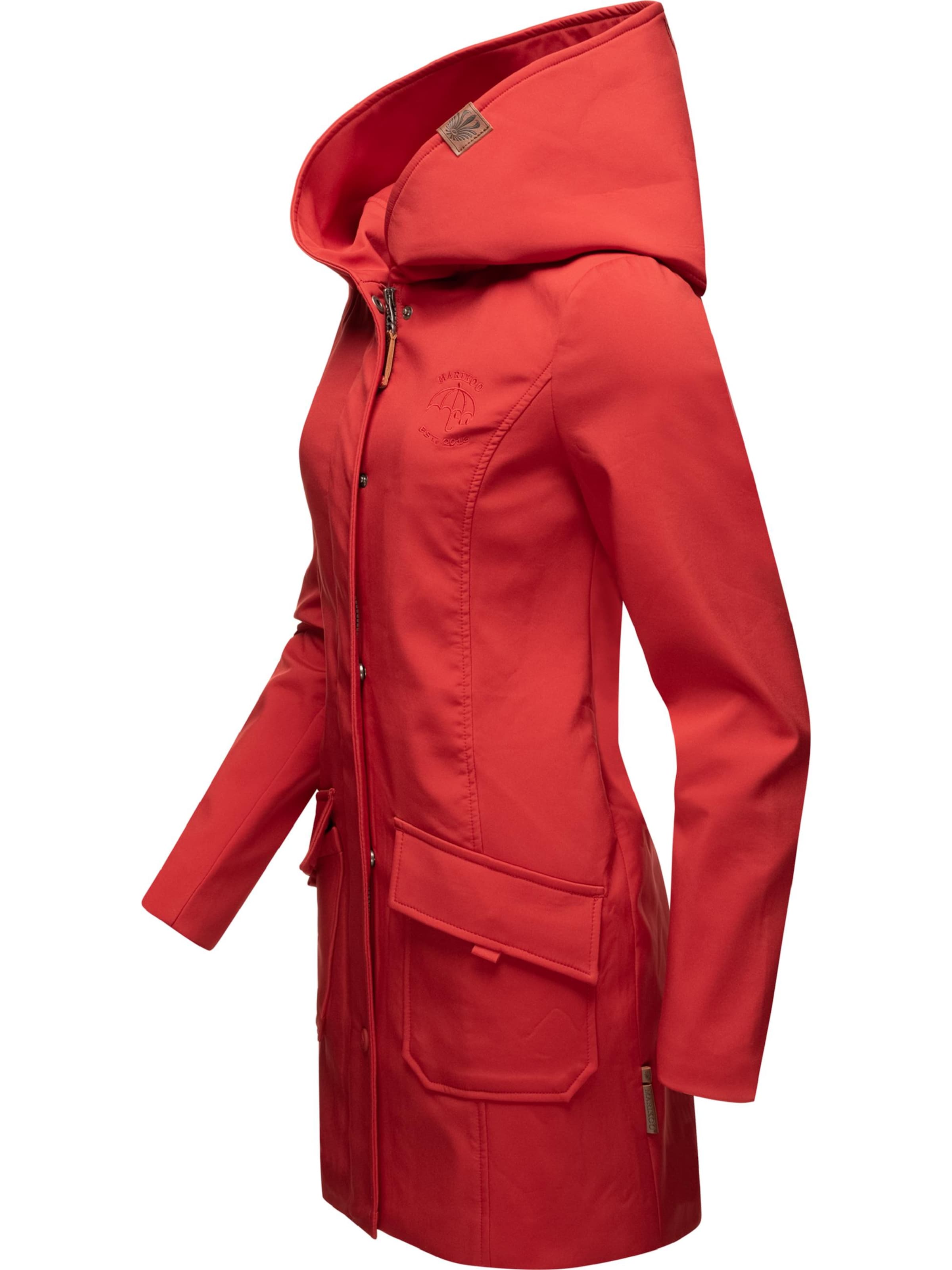 Manteau fonctionnel 'Mayleen' MARIKOO en rouge
