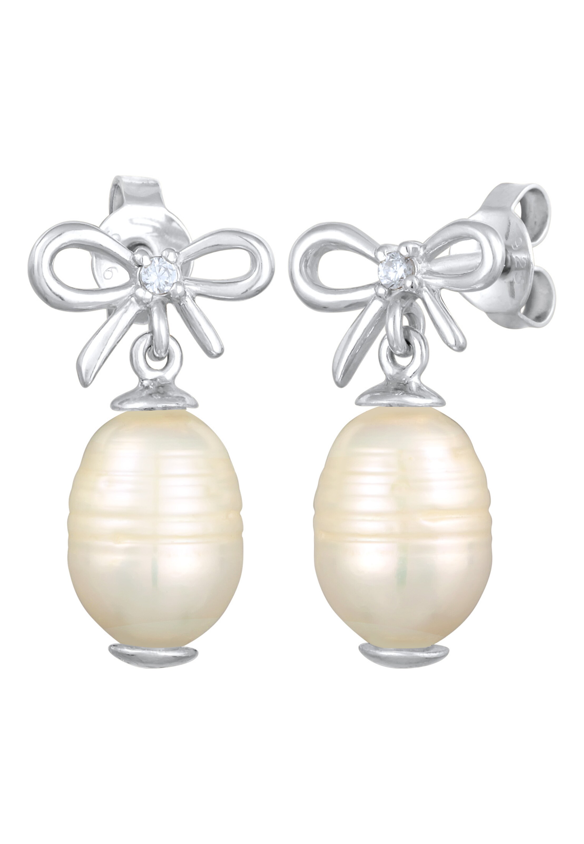 ELLI PREMIUM Ohrringe in Silber: Vorderseite