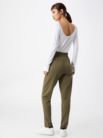 JDY Regular Pleat-Front Pants 'Catia' in Green