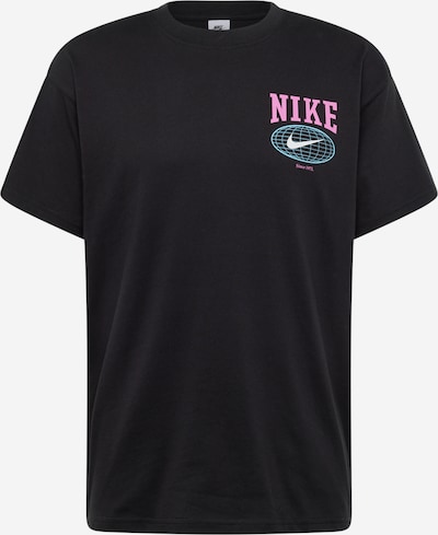 Nike Sportswear T-Krekls, krāsa - piparmētru / rozā / melns / balts, Preces skats