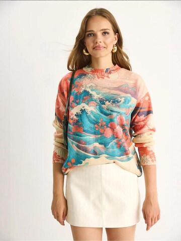 Bianco Lucci Pulover 'Pullover' | mešane barve barva