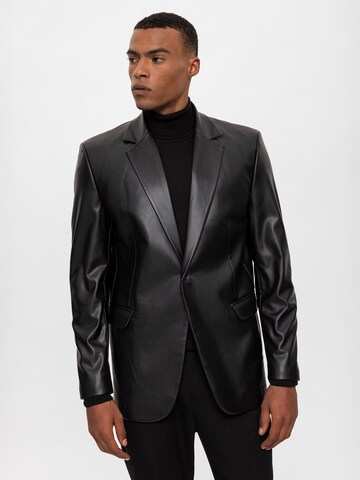 Coupe regular Veste de costume Antioch en noir