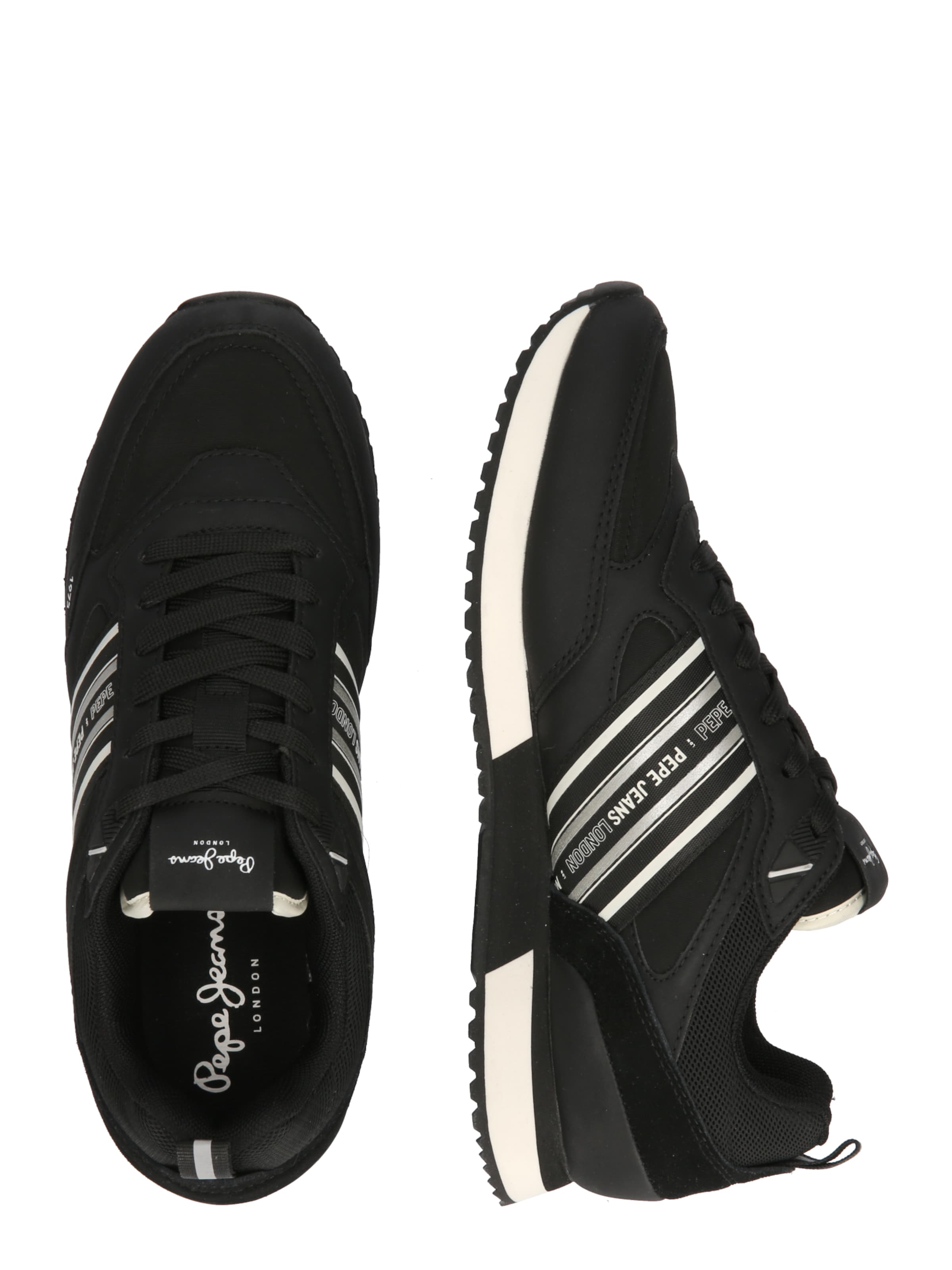 Pepe Jeans - Sapatilhas baixas 'Dublin Young' em preto