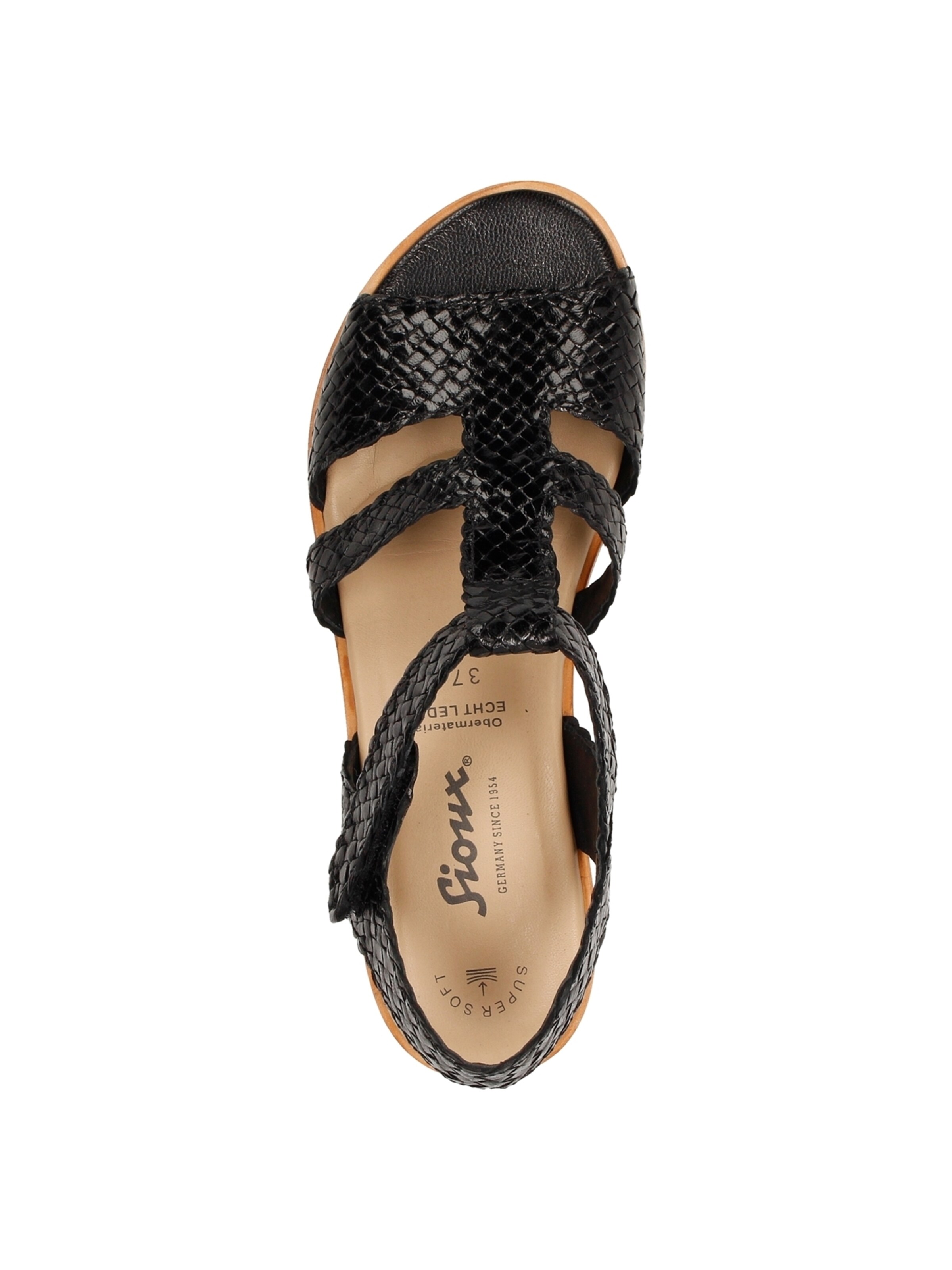 SIOUX Sandal 'Cosinda-702' in Black