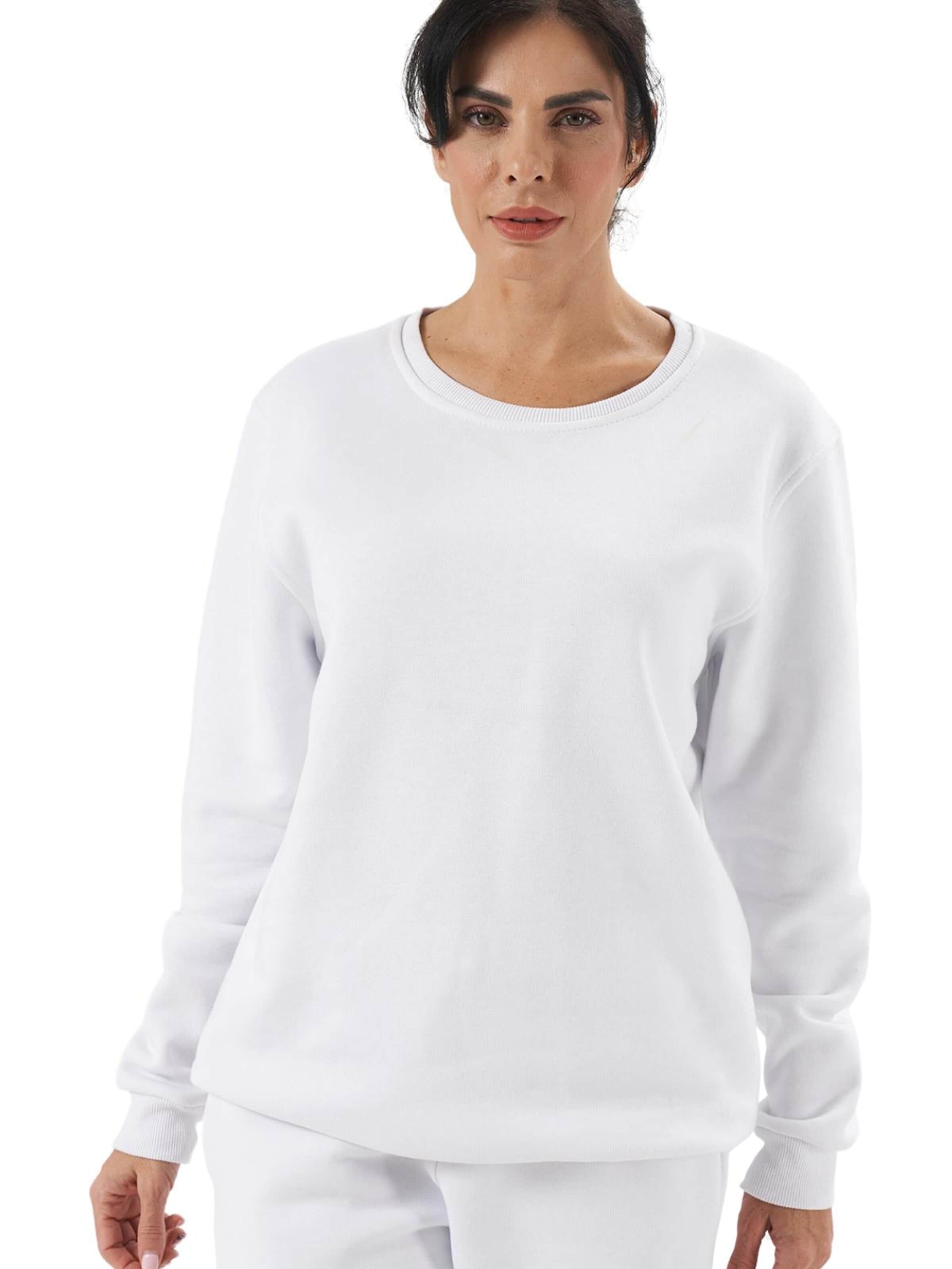 LOUIS LECLER Sweatshirt 'Avery' in Wit