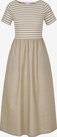 Robe MADELEINE en beige : devant