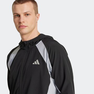 ADIDAS PERFORMANCE Sportsweatjacke in Schwarz