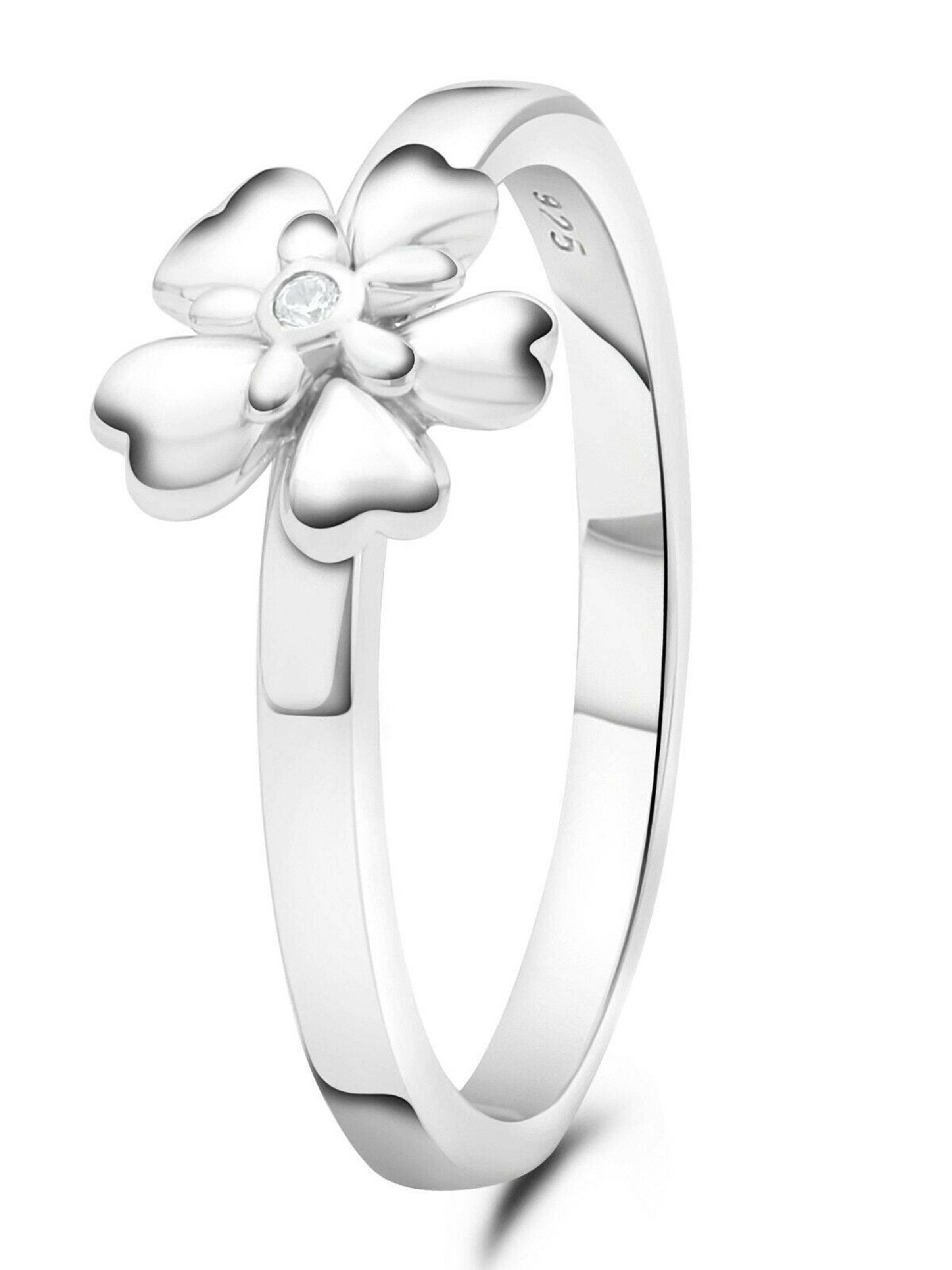 Tony Fein Ring 'Blume' in Silver