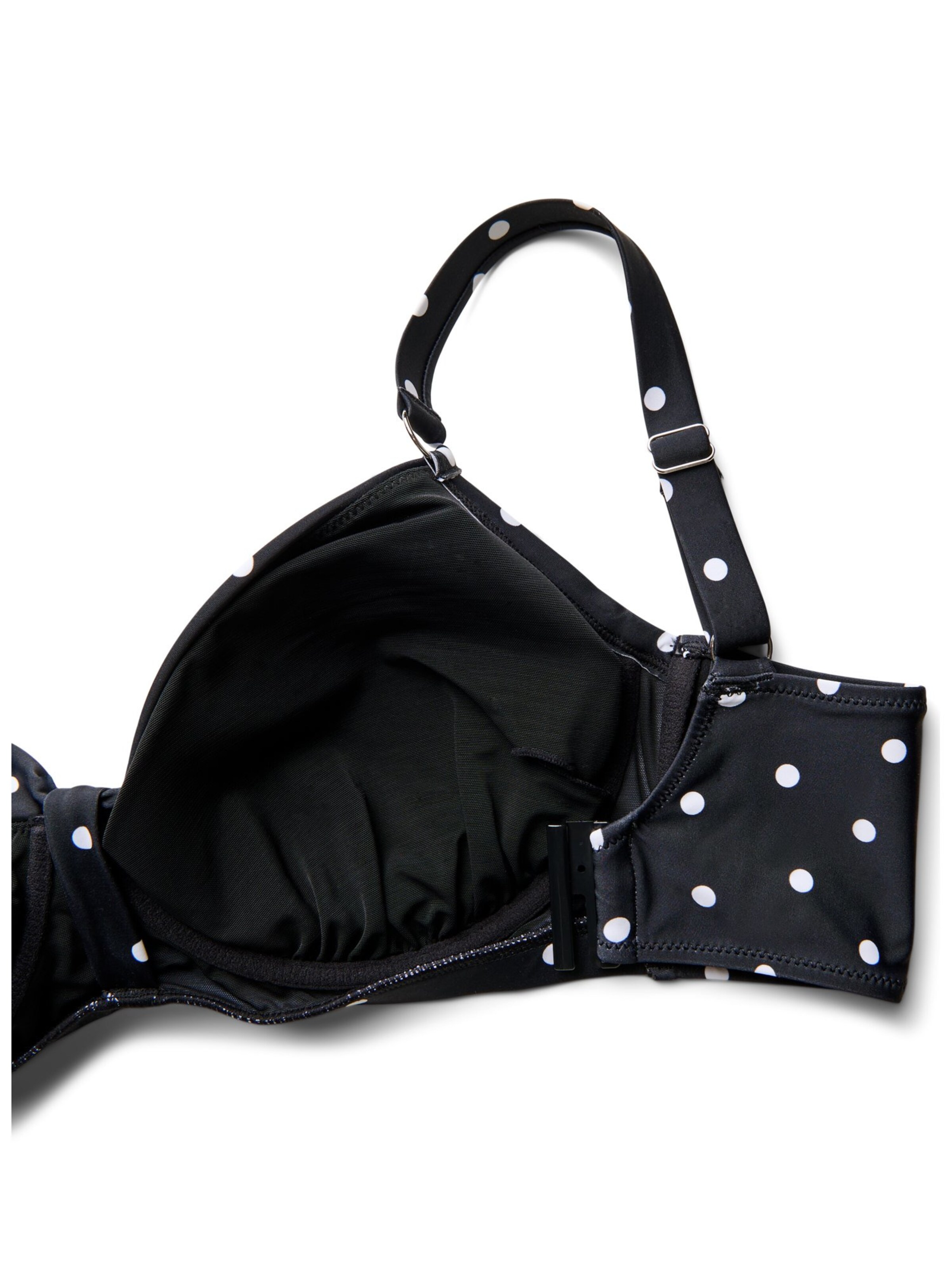 Swim by Zizzi Балконет Верх бикини в Черный