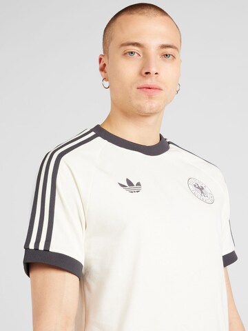 T-Shirt fonctionnel 'Germany Adicolor Classics 3-Stripes' ADIDAS PERFORMANCE en blanc