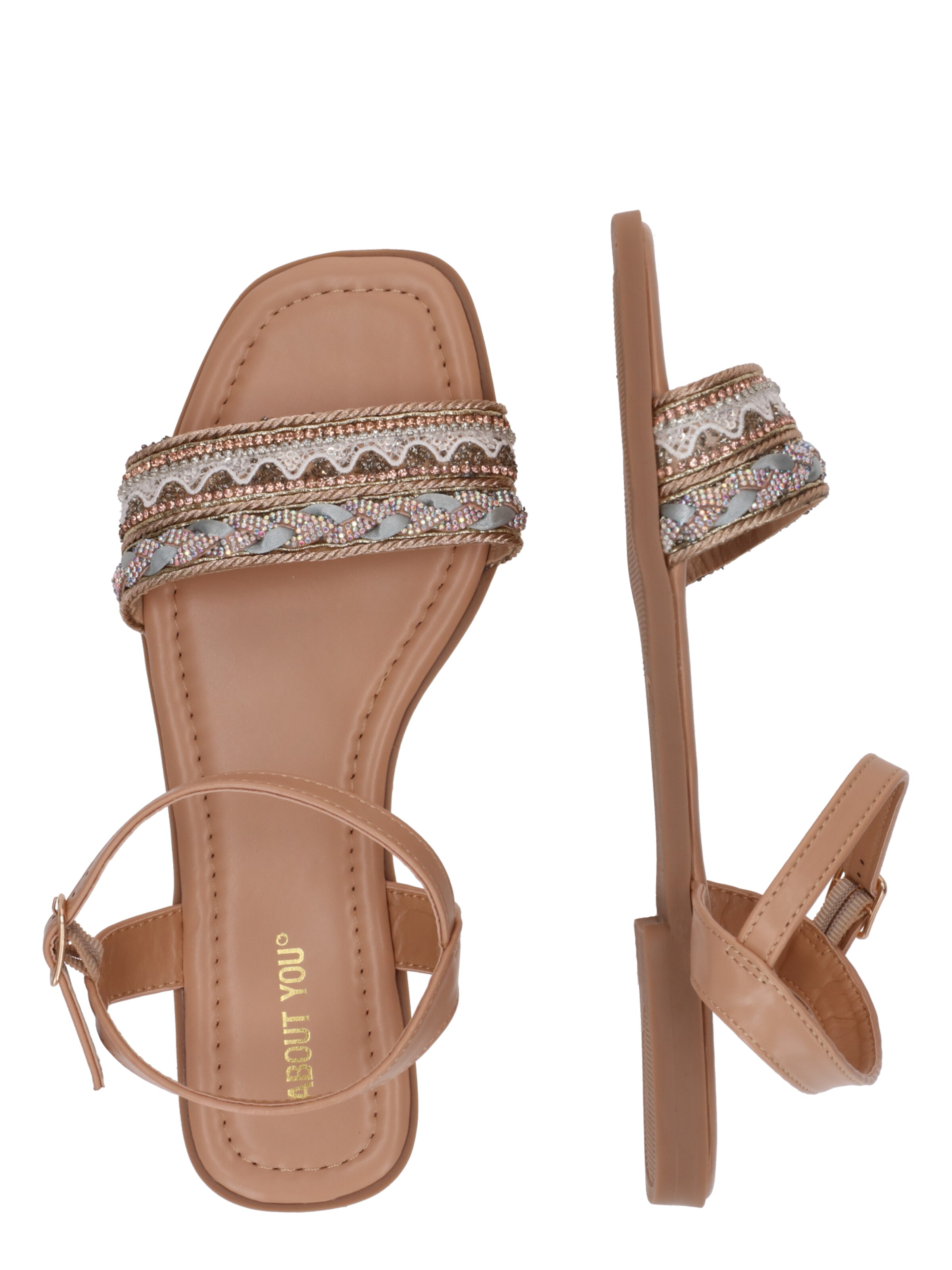 ABOUT YOU Remsandal 'Mathilda' i brun