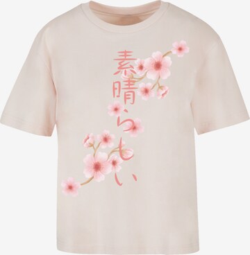 T-shirt F4NT4STIC en rose : devant
