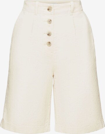 ESPRIT Loosefit Broek in Beige: voorkant