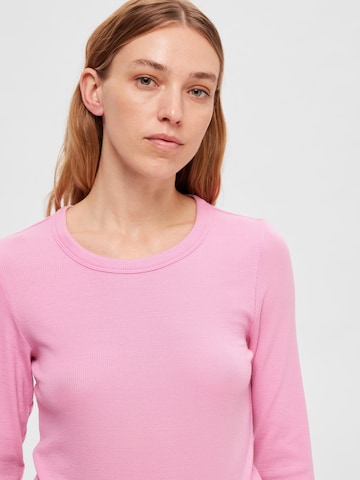 SELECTED FEMME Shirt 'DIANNA' in Roze