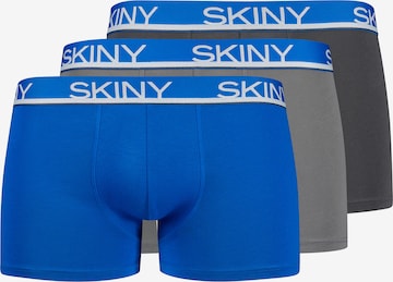 Boxers Skiny en bleu : devant