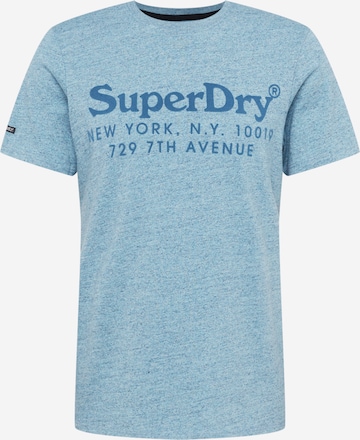 Superdry Shirt in Blauw: voorkant
