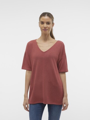 VERO MODA Pullover 'EDDIE' i brun: forside