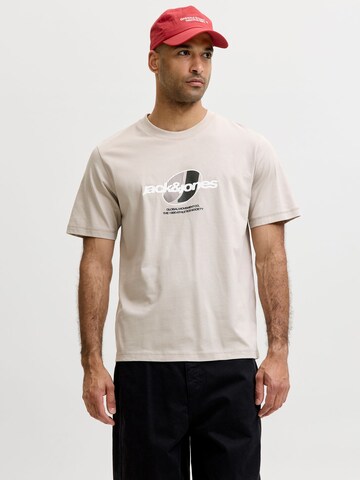 T-Shirt JACK & JONES en gris : devant