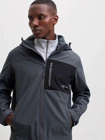 JACK & JONES Prehodna jakna 'JJLUPO' | siva barva