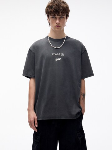 Pull&Bear T-Shirt in Schwarz