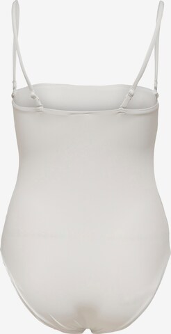 ONLYJednodijelni kupaći kostim 'Aline' - bijela boja