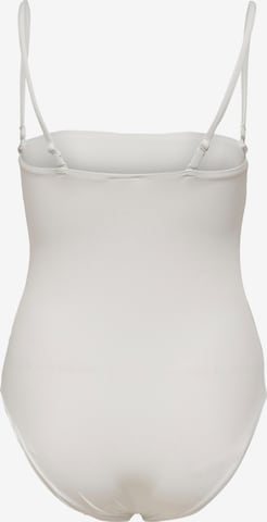 ONLY - Traje de baño 'Aline' en blanco