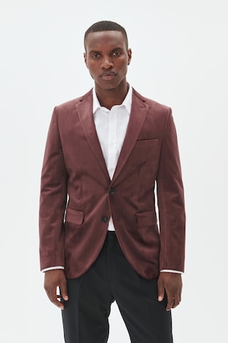 Matinique Slim fit Blazer in Brown: front