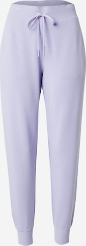 lillā SKECHERS Pakapēniski sašaurināts piegriezums Sporta bikses 'RESTFUL': no priekšpuses