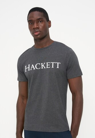 Maglietta 'HRTG' di Hackett London in grigio: frontale