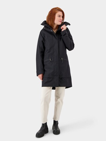 Didriksons Parka 'Ilma' in Schwarz