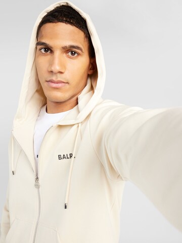 BALR. - Sudadera con cremallera en blanco