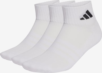 ADIDAS PERFORMANCE Sports socks in White: front