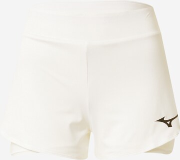 MIZUNO Workout Pants 'Flex' in White: front
