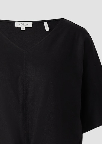 s.Oliver Bluse in Schwarz