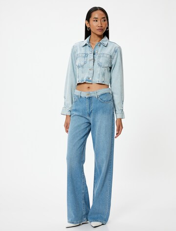 Koton Wide Leg Jeans in Blau