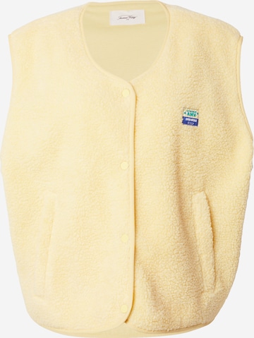 Gilet 'HOKTOWN' AMERICAN VINTAGE en jaune : devant