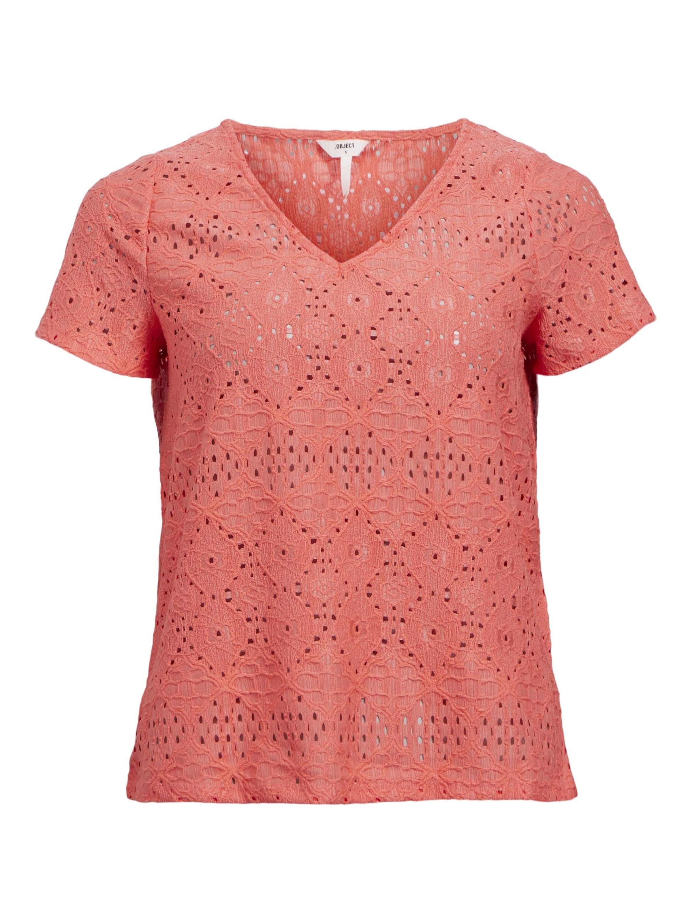 OBJECT - Camisa 'Feodora' em laranja: frente