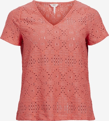 OBJECT Shirt 'Feodora' in Oranje: voorkant